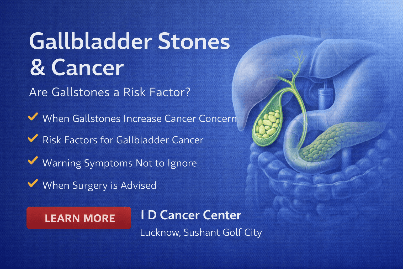 Gallbladder Stones & Cancer Risk: Myth vs Facts | I D Cancer Center
