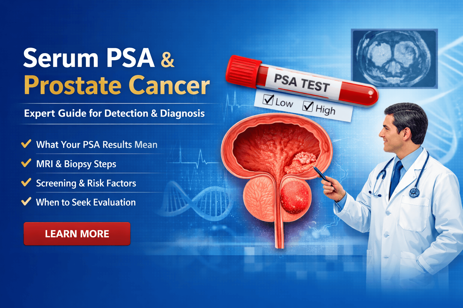 Serum PSA & Prostate Cancer | I D Cancer Center
